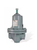 P95H 1" NPT Regulator, 25 - 75 PSI Outlet Pressure, Brass/ Neoprene Valve Plug-Orifice,Material, Iron Case/Steel Body