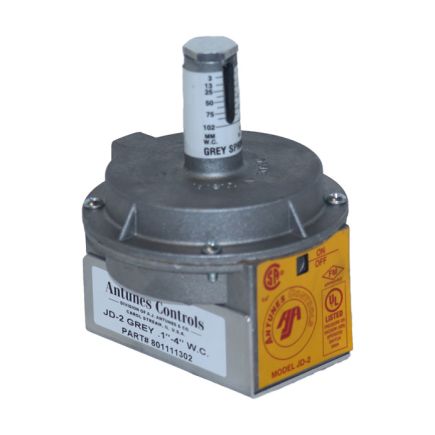 Grey Spring ANTUNES Controls JD-2 Air Pressure Switch 