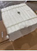 Ceramic Fiber folded block module, 12 in by 12 in, 6 or 8 inch thick, 2300 F